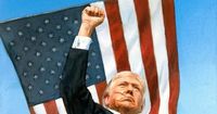 CNN показал портрет, подаренный Трампу Владимиром Путиным. Да, его написал Никас Сафронов — Новая газета