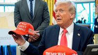 ‘Trump 2028’ hats selling on president’s online store