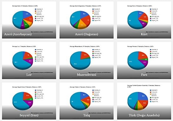 İrani halkların genetik yapılarını anlatan şablon.