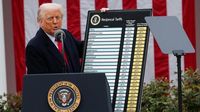 Donald Trump étend sa guerre tarifaire à la planète