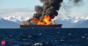 Cargo Ship Carrying Electric Vehicles Catches Fire Off Alaska
