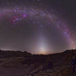 Zodiacal Light Vs. Milky Way