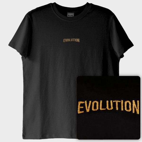 Evolution: Evrim T-Shirt (Nakış, %100 Pamuk)