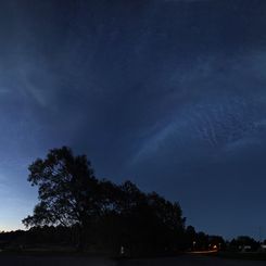 Noctilucent Cloud Storm Panorama