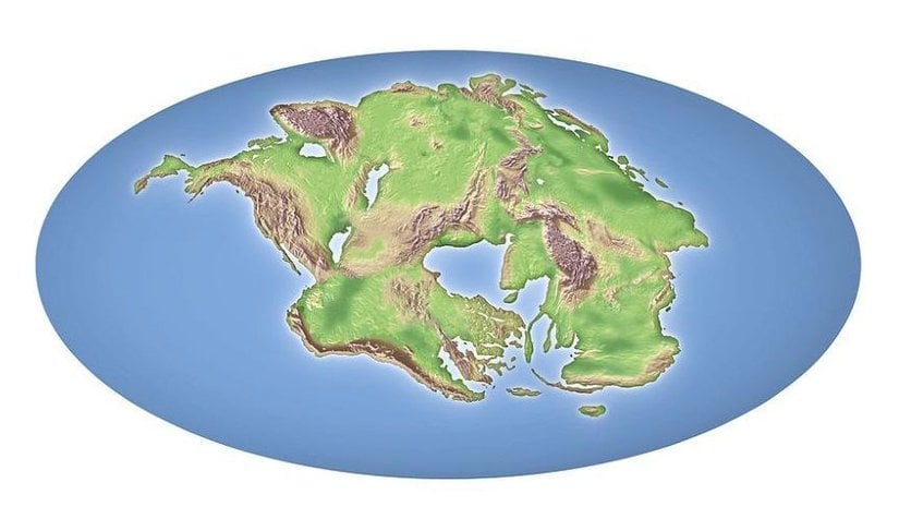 Hipotetik Pangea Proxima, Pangea Ultima veya Neopangea modeli.