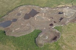 Arktik göller iklim değişikliği ile yok oluyor.