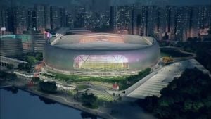 Spectacular Opening Ceremony Of Kai Tak Sports Park Draws Thousands