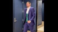 NBA Fans Loved Nikola Jokic's Joker-Inspired Suit Before Game 3 vs. Thunder
