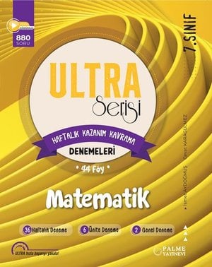 7.SINIF ULTRA SERİSİ MATEMATİK DENEMELERİ 44 FÖY