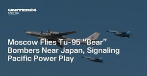 Russian Bombers Patrol Sea Of Japan Amid Rising Tensions