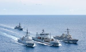 Joint Patrol Signals Strengthened Alliances In South China Sea