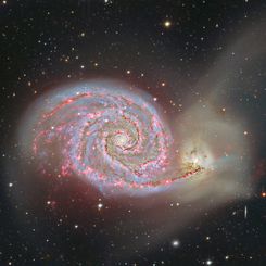 Hydrogen in M51