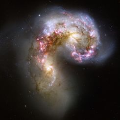 The Antennae Galaxies in Collision