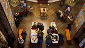 Ukrainian Journalists Killed By Russian Drone Honored In Kyiv