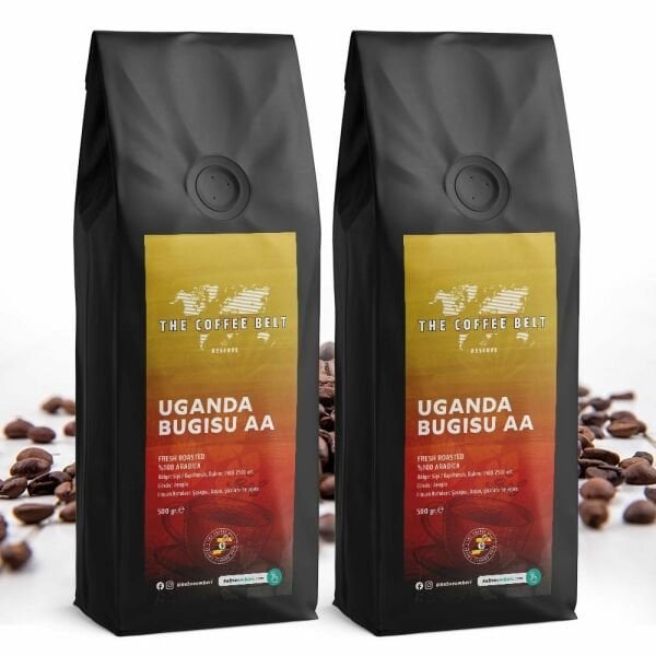 Uganda Bugisu AA Yöresel Kahve 1000 gr