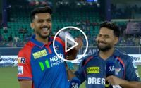 Rishabh Pant Shares A Candid Moment With Axar During DC vs LSG Toss In IPL 2025