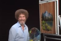 Bob Ross Paintings Hit the Auction Block for PBS
