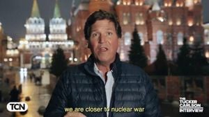 Tucker Carlson Returns To Moscow For Lavrov Interview