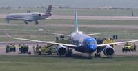Flights Briefly Grounded at Boston’s Logan Airport After JetBlue Plane Rolls Off Runway