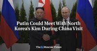 Putin Could Meet With North Korea’s Kim During China Visit
 - The Moscow Times