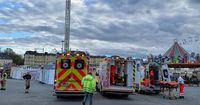 Verletzte auf Volksfest: Trotz TÜV: Fünf Verletzte bei Unfall mit Kettenkarussell