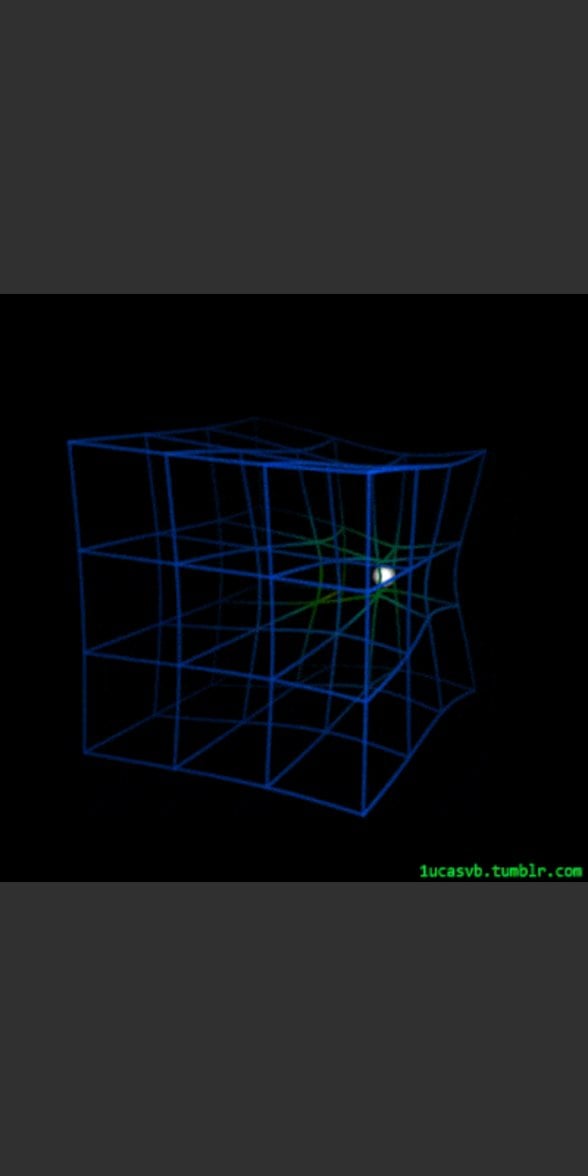 Kütlenin uzay dokusunu bükmesi