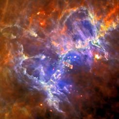 Inside the Eagle Nebula