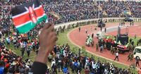 Heavy security after deadly violence in Kenya as thousands turn out to mourn former PM Odinga