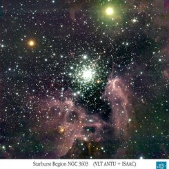 NGC 3603: Etkin Bir Yıldız Kümesi