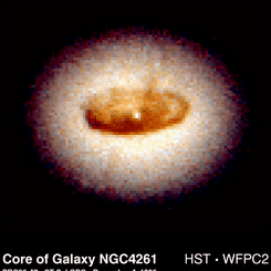 The Swirling Center of NGC 4261