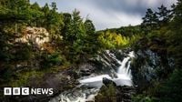 Woman dies after falling into water at Rogie Falls