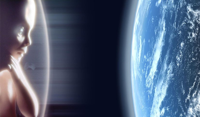 Stanley Kubrick'in "2001: A Space Odyssey" filmindeki sahtebilim unsurlarından bir örnek...