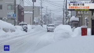 Heavy Snow Warning Issued For Kanto Region Amid Transportation Disruptions