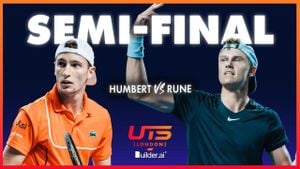 Holger Rune Takes On Ugo Humbert At ATP Indian Wells Open