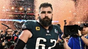 Jason Kelce's Thrilling Dash To Support Brother Travis At AFC Championship