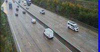 'Minor injuries' sustained following crash involving lorry and van on M25