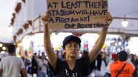 Protests about Morocco's spending on World Cup over schools and hospitals spiral toward destruction