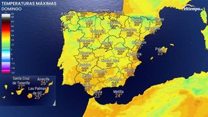 Cold Fronts And Rain Bring Fluctuating Weather To Spain