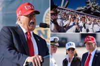 Trump promises ‘across the board pay raises’ for US military during Navy’s 250th birthday celebration