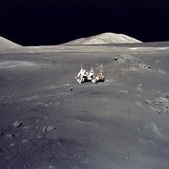 Apollo 17 Lunarscape: A Magnificent Desolation