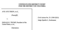 Judge blocks State's use of Trump's travel ban to reject visa applications
