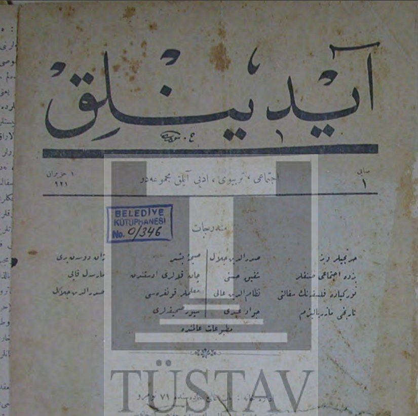 Aydınlık Dergisi 1. sayı