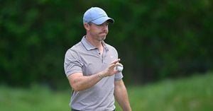 Rory McIlroy Starts Strong But Trails Keith Mitchell