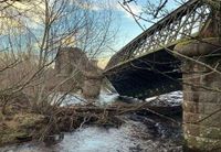 'Iconic' bridge collapses into the River Spey
