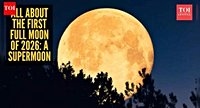 Look up on January 3: January’s Wolf Supermoon is coming - The Times of India