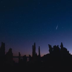 Leonid over Mono Lake