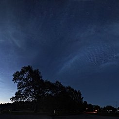 Noctilucent Cloud Storm Panorama
