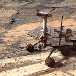 A Digital Opportunity Rover on Mars