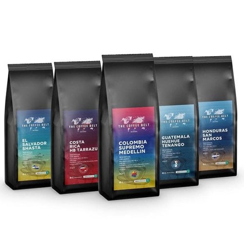 Latin Amerika Kahveleri Tanışma Seti (100 gr x 5 Adet)