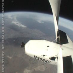 Planet Earth from SpaceShipOne